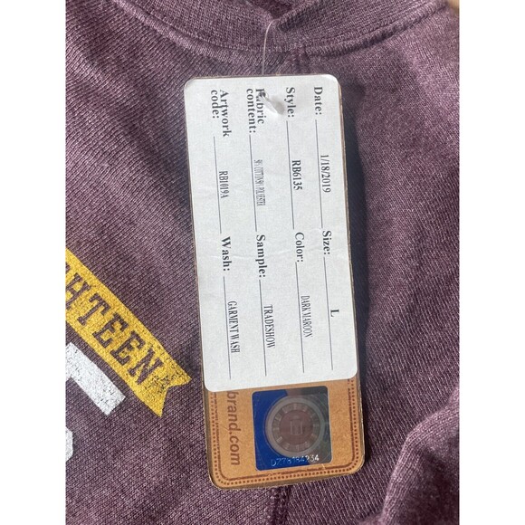 NEW ASU Arizona State Sun Devils Retro Brand Red Crew Neck Sweatshirt Men's L - Picture 3 of 7